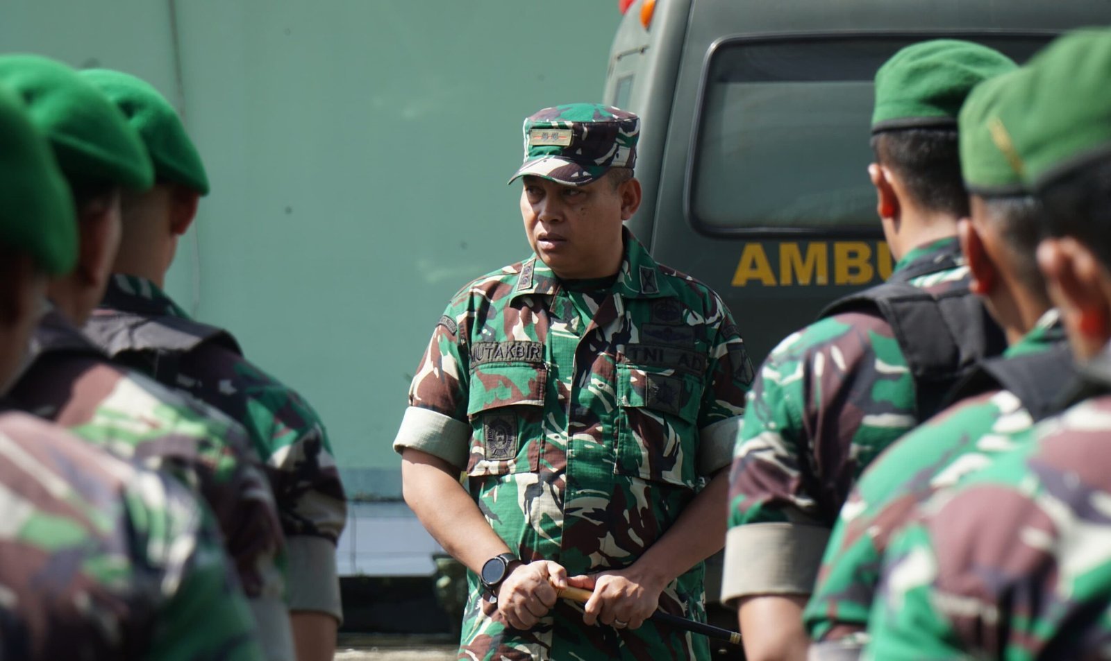 Hari-H Pemungutan Suara Pilkada, Dandim 1302/Minahasa Pimpin Apel Kesiap-siagaan