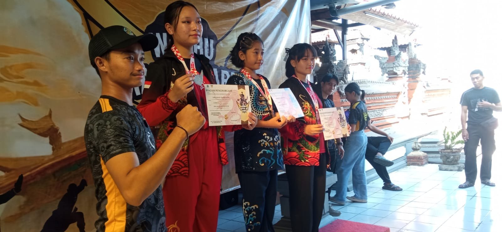 Kadek Martha Putri Prajurit Kodim Klungkung Sabet Juara 1 Bali Wushu Martial Art Games