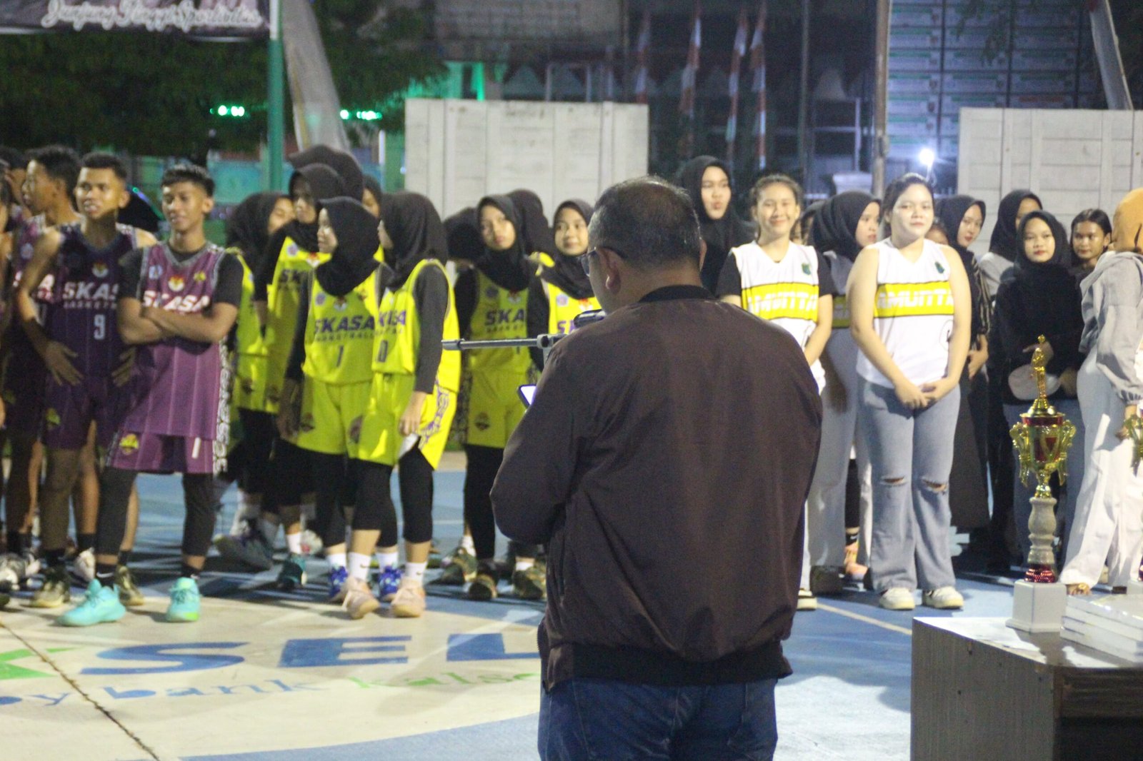 HUT TNI Ke-79, Final dan Penutupan Turnamen Basket di Kodim 1001/HSU-Blg