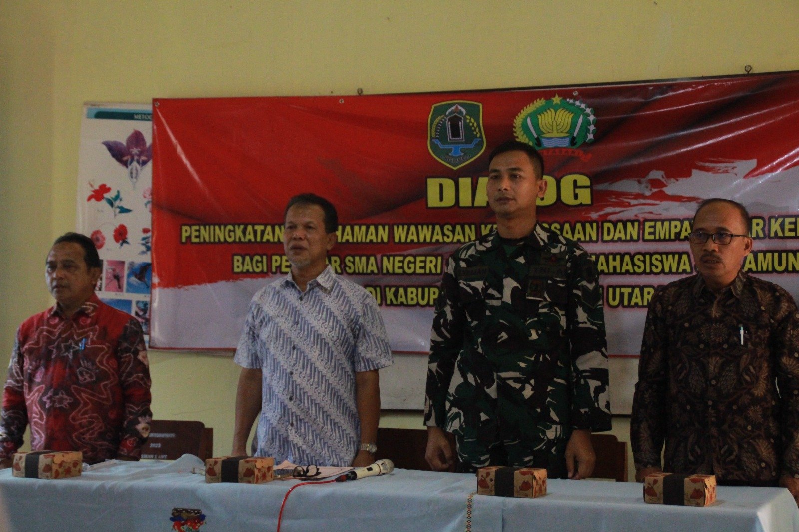 Menyasar SMAN 1 Amuntai, Materi Wawasan Kebangsaan Diberikan Kodim 1001/HSU-Blg