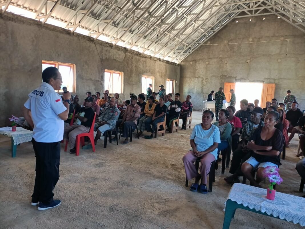Warga Desa Naekasa Dapat Edukasi Mitigasi Bencana dari Satgas TMMD 125 dan BPBD Belu