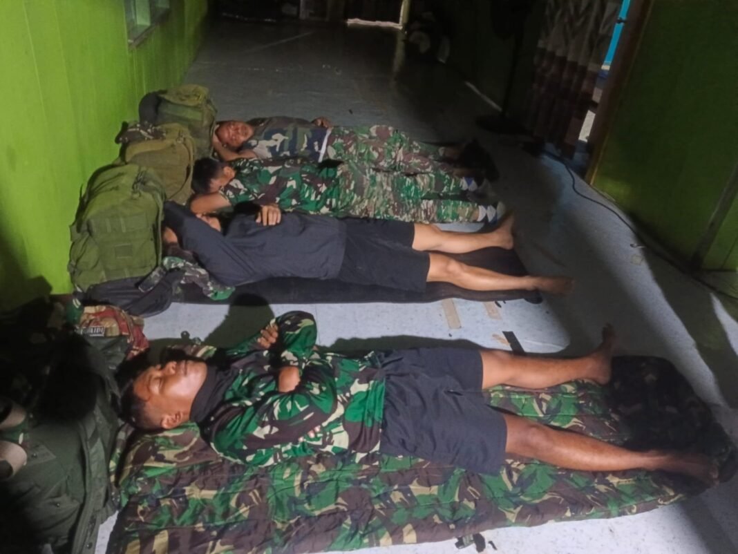 Lelah Terbayar, Malam Tenang Satgas TMMD Reguler ke-125 di Rumah Warga