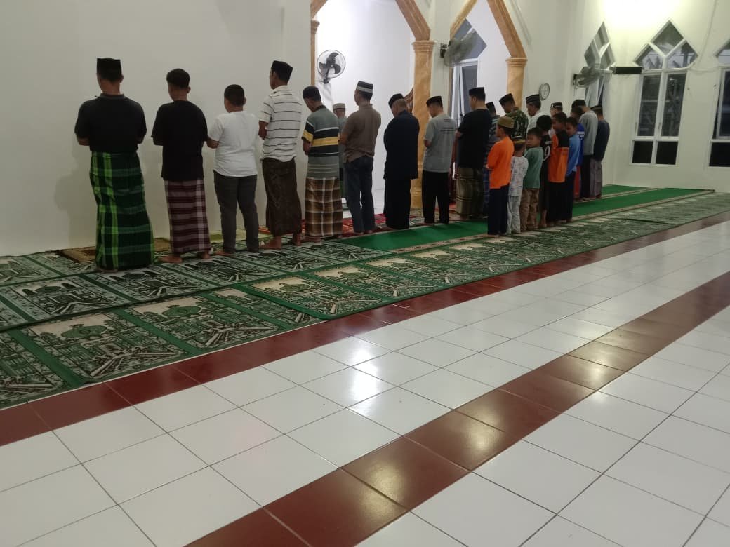 Perkuat Imam, Koramil 1426-06/Mapsu Laksanakan Safari Sholat Subuh Berjamaah