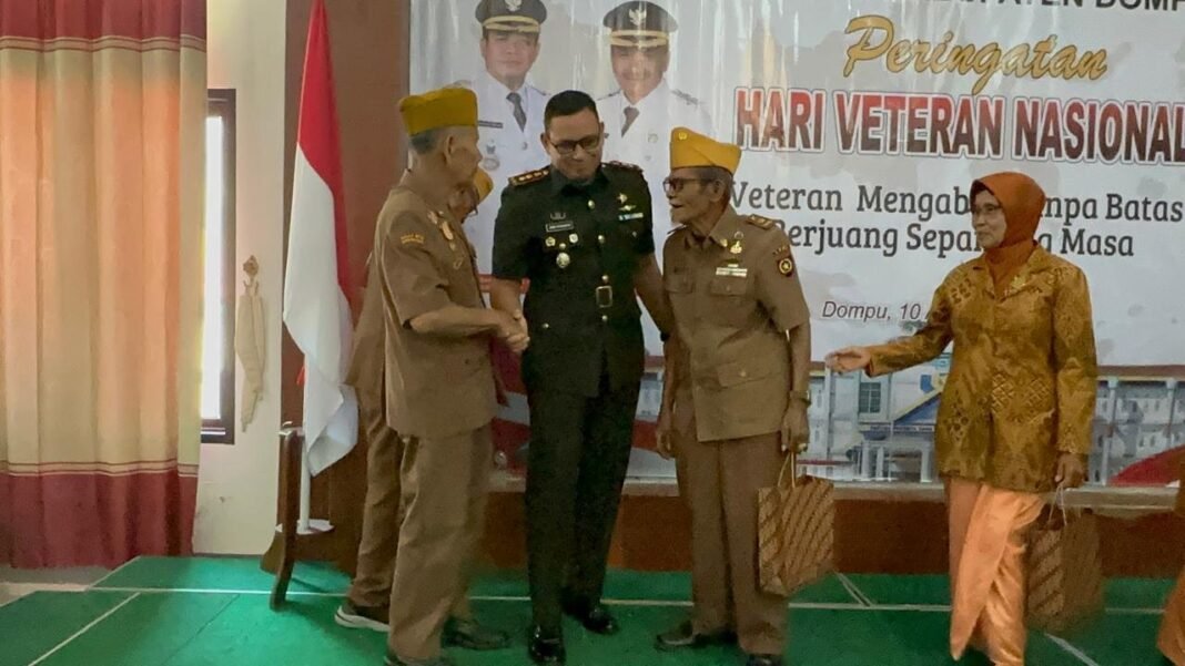 Dandim 1614/Dompu Hadiri Peringatan Hari Veteran Nasional 2025