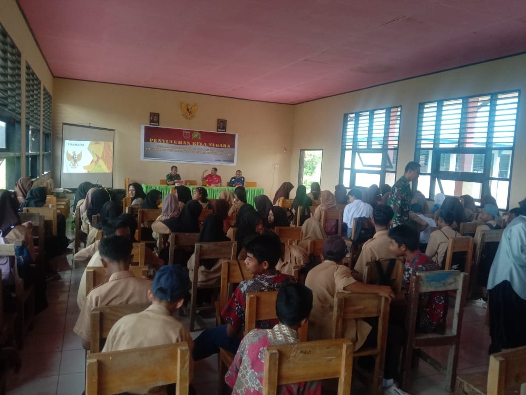 Satgas TMMD 125 Kendari Tanamkan Nilai Bela Negara di Sekolah