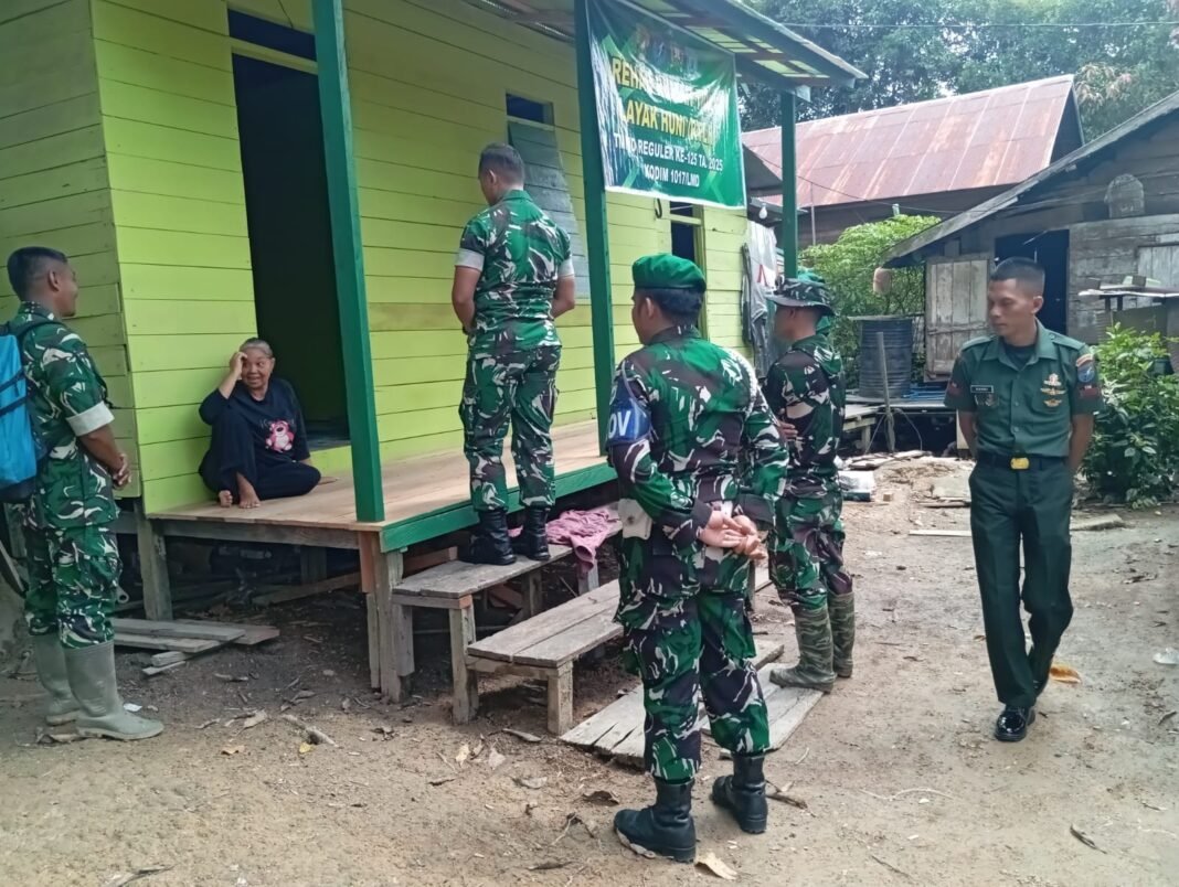Hangatnya Kunjungan Dandim 1017/Lmd di Rumah Warga RLTH Desa Batu Kotam