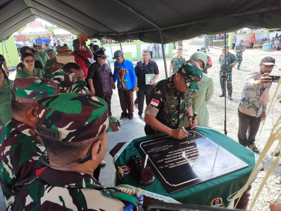 Pangdam XVII/Cenderawasih Resmikan Gereja GKI Talitakum Hasil TMMD Ke-125 Kodim 1705/Nabire