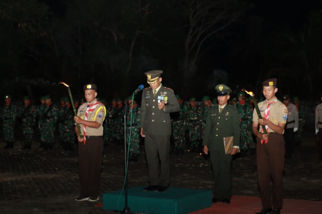 Dandim 1426 Takalar Pimpin Apel Kehormatan dan Renungan Suci di TMP Polongbangkeng