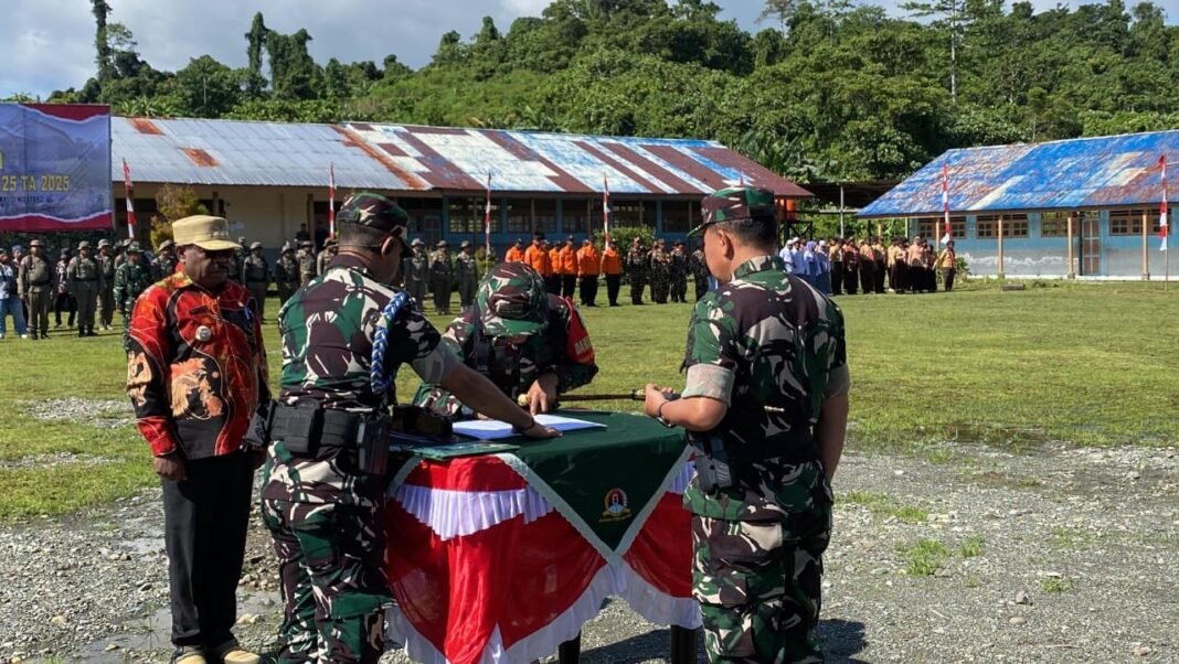 Momentum Bersejarah, BAST Warnai Penutupan TMMD Ke-125 Kodim 1705/Nabire