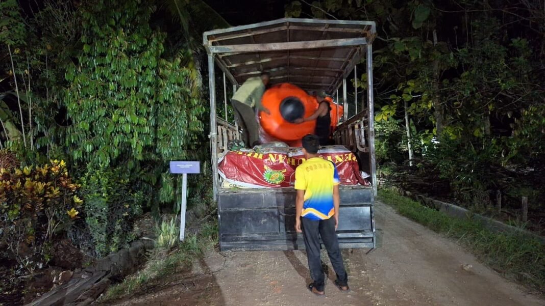 Satgas TMMD 125 Kendari Turunkan Material MCK di Kecamatan Asinua