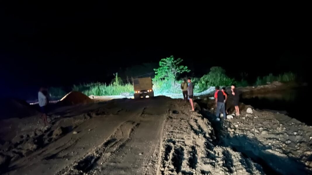 Demi Target, Satgas TMMD 125 Kendari Lembur Malam di Asinua