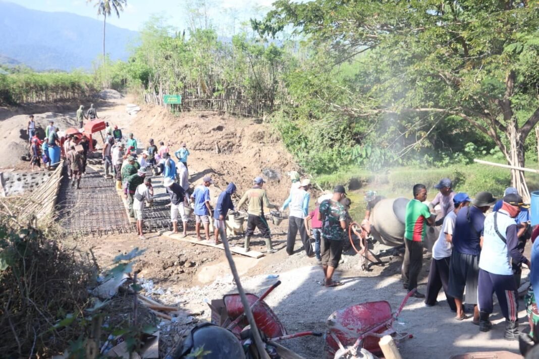 Jembatan Limpas TMMD 125 Kodim Sumbawa Buka Jalan Baru bagi Ekonomi Kalabeso
