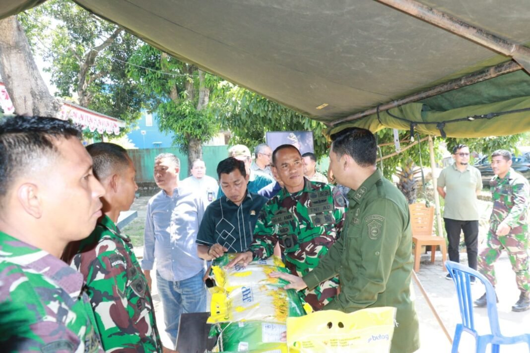 Dandim Takalar Bersama Forkopimda Hadiri Kegiatan Gerakan Pangan Murah Serentak Peringati HUT RI Ke 80