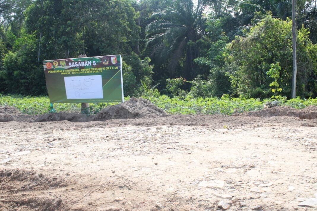 Menjelang Penutupan, TMMD ke-125 Kodim 0426/Tulang Bawang Rampungkan Sasaran Fisik