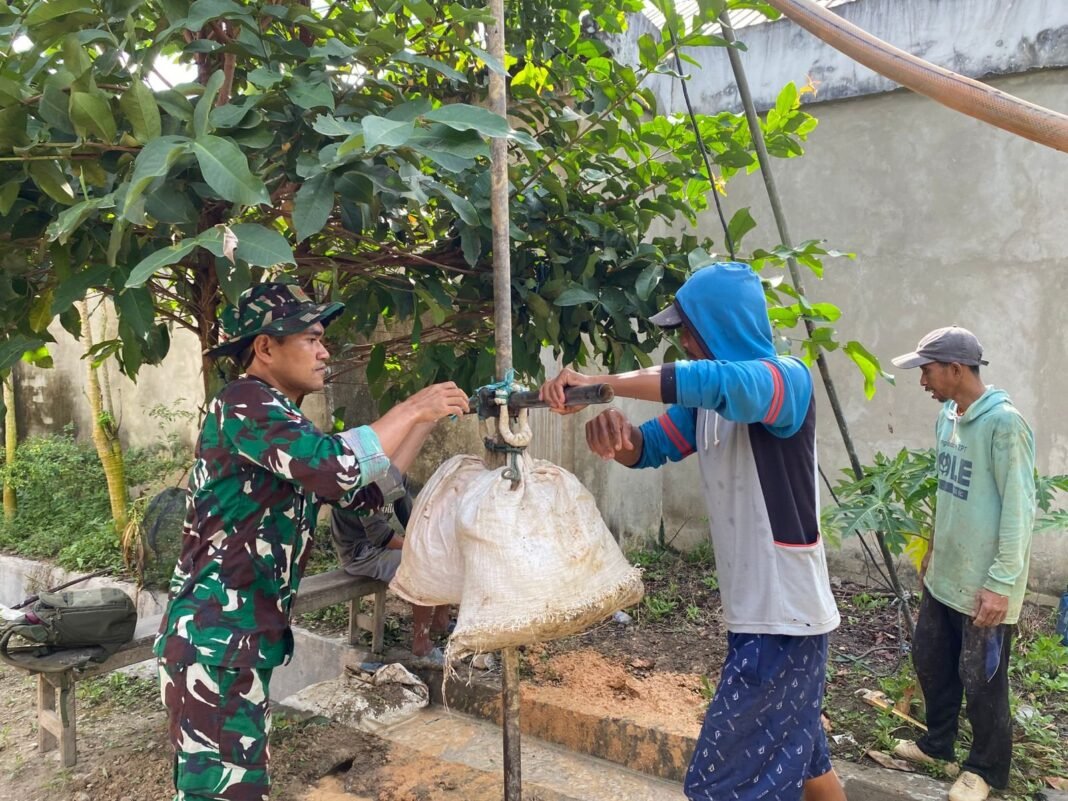 Satgas TMMD 125 Kodim 1417/Kendari Jawab Kebutuhan Air Bersih Warga Nekudu