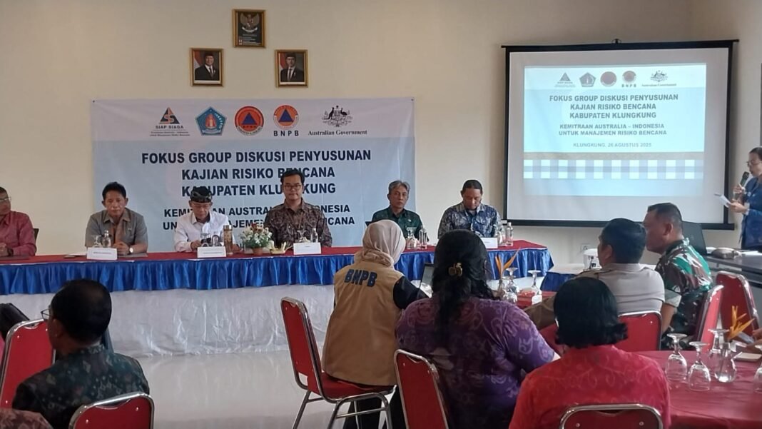 Bangun Ketangguhan Melalui FGD Lokakarya Bencana, Lettu Joni Tegaskan Kodim Klungkung Siap bersinergi dan Berkontribusi