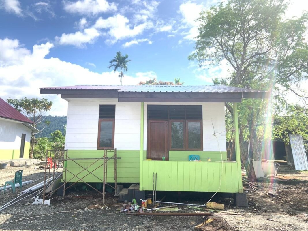 Pembangunan Rumah Pastori TMMD 125 Kodim 1705/Nabire Tunjukkan Hasil Signifikan
