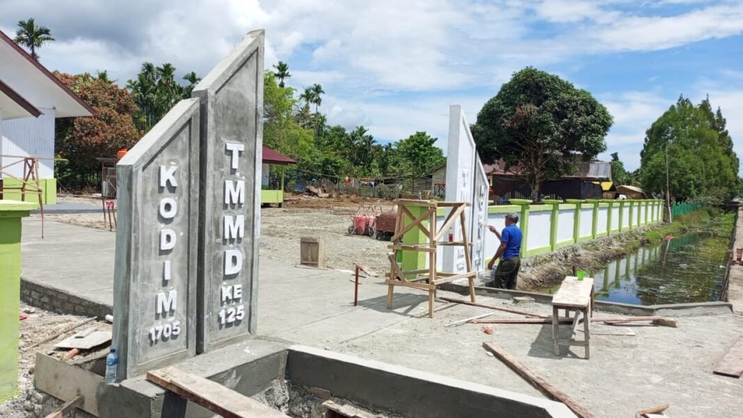 Optimis Selesai Tepat Waktu, Pembangunan Gapura GKI Talitakum Tinggal 4 Hari Lagi
