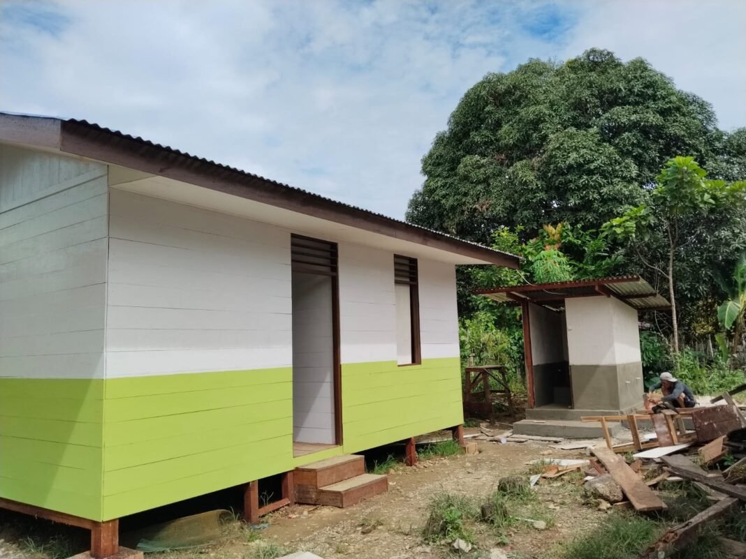 Bagian Belakang Rumah RTLH TMMD ke-125 Kodim 1705/Nabire Sudah Rapi
