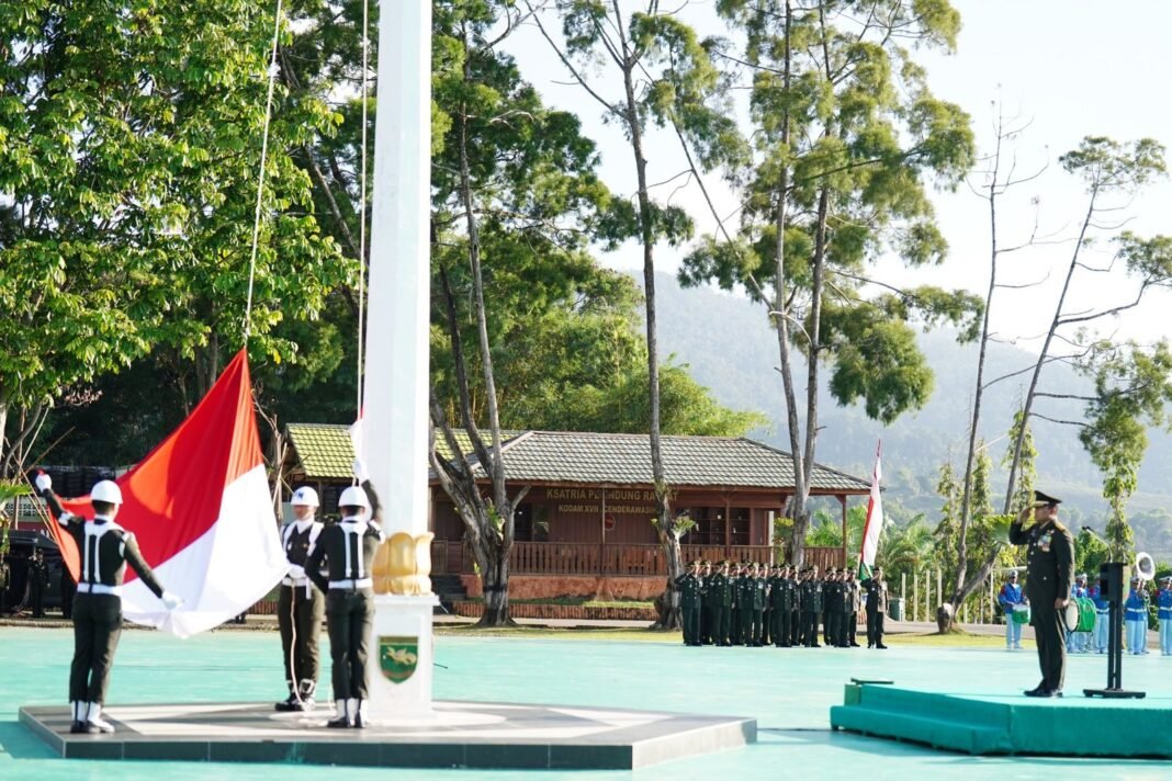 Kodam XVII/Cenderawasih Gelar Upacara Peringatan HUT Ke-80 RI