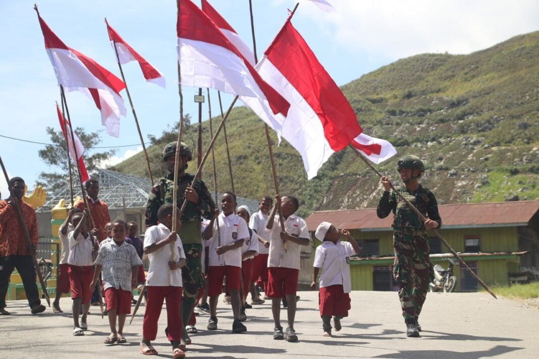 Sang Merah Putih Berkibar, Semangat Nasionalisme Masyarakat Papua di HUT Ke-80 RI