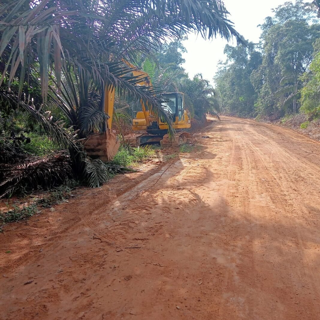 Progres Pembuatan Drainase TMMD Reguler ke-125 Kodim 1017/Lmd di Desa Batu Kotam Capai 95,94 Persen
