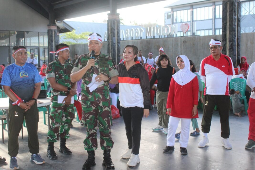 Dandim 1608/Bima Tekankan Kekompakan dalam Lomba Meriahkan Hari Kemerdekaan RI ke-80