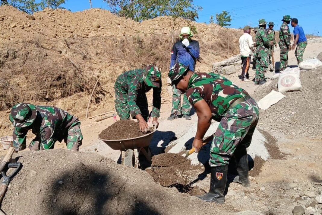 Jalan Baru Dari Hasil TMMD 125 Kodim Belu Naekasa Diyakini Dongkrak Perekonomian Warga