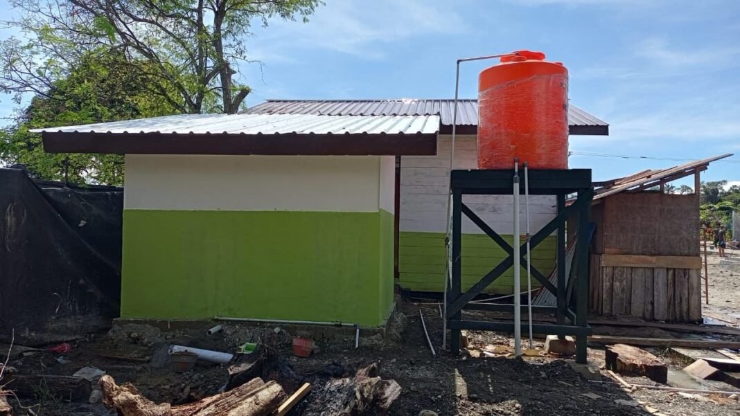 Toren Penampungan Air di Rumah Pastori GKI Talitakum Sudah Terpasang