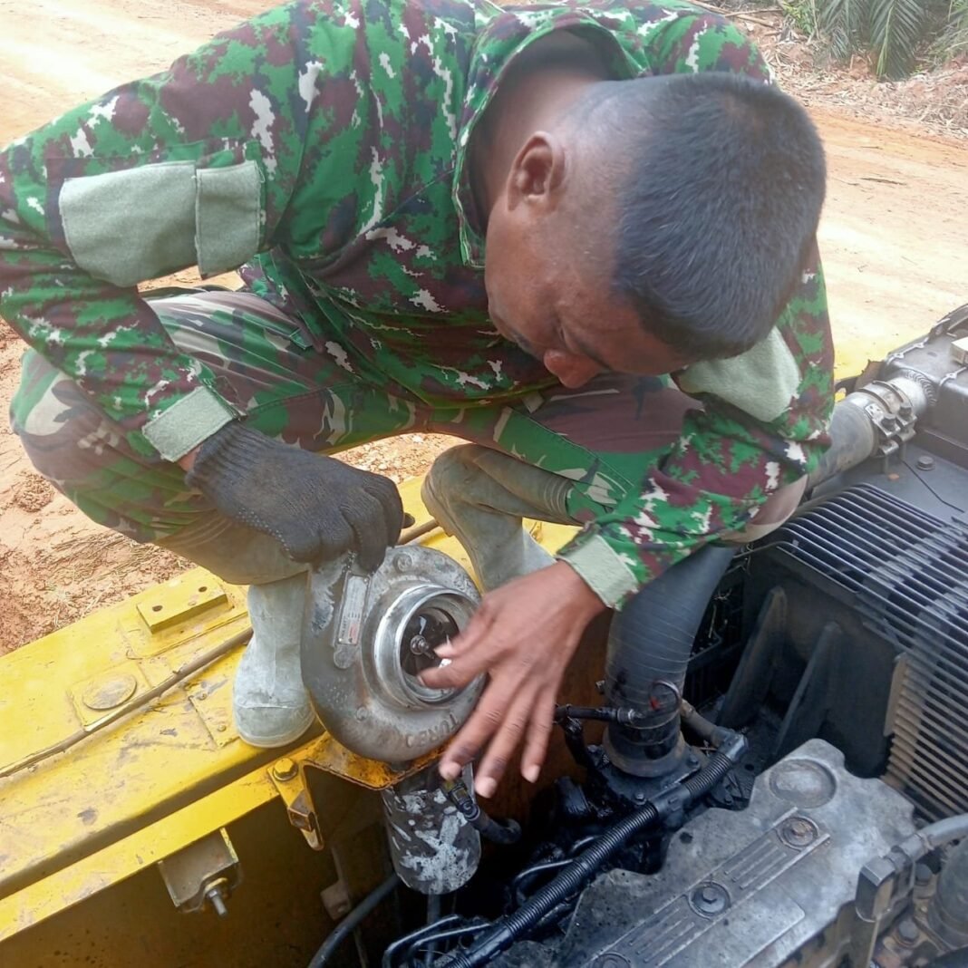 Satgas TMMD 125 Atasi Kendala Alat Berat di Lokasi Pekerjaan