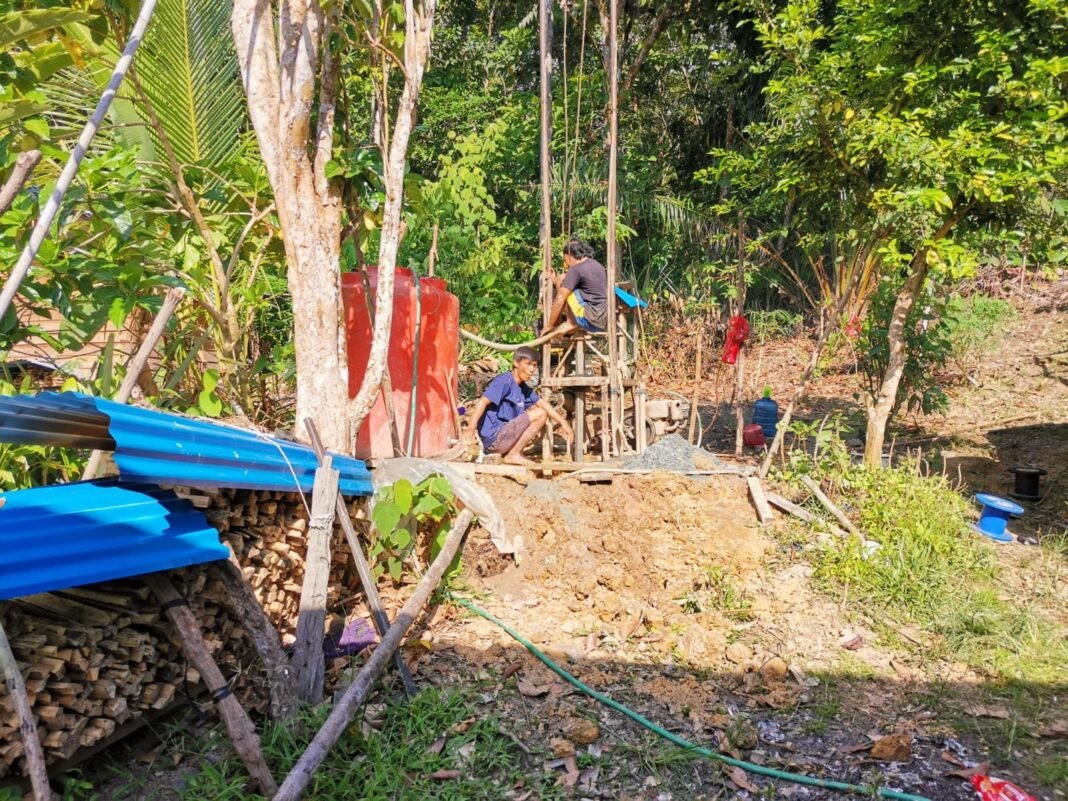 TMMD 125 Kodim Sintang Prioritaskan Akses Air Bersih, Sumur Bor Keempat Dibangun di Hulu Mera
