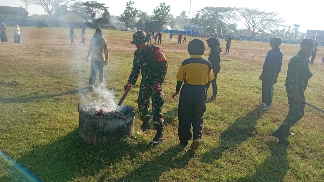 Sinergi Kapten Inf M. Kasim dan Pemda, Lapangan Lanci Jaya Siap Sambut HUT RI