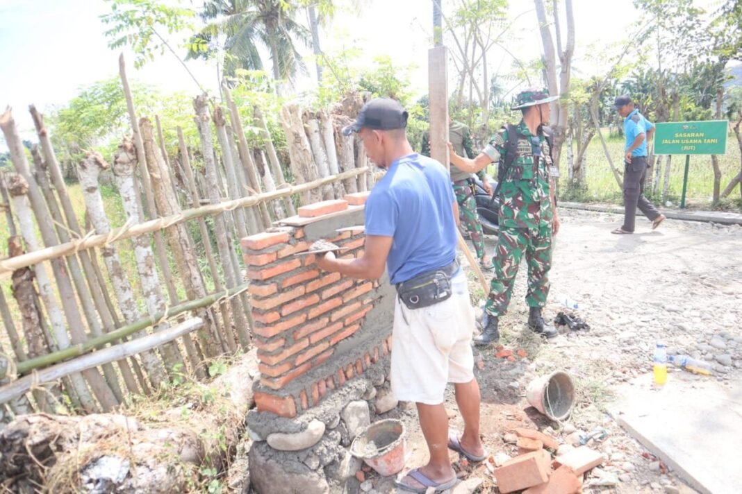 Tugu TMMD Jadi Penanda Kehadiran TNI Bersama Rakyat di Kabupaten Sumbawa