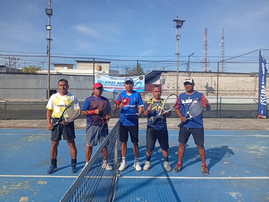 Pererat Kebersamaan, Dandim 1613/Sumba Barat Adakan Lomba Tenis Lapangan