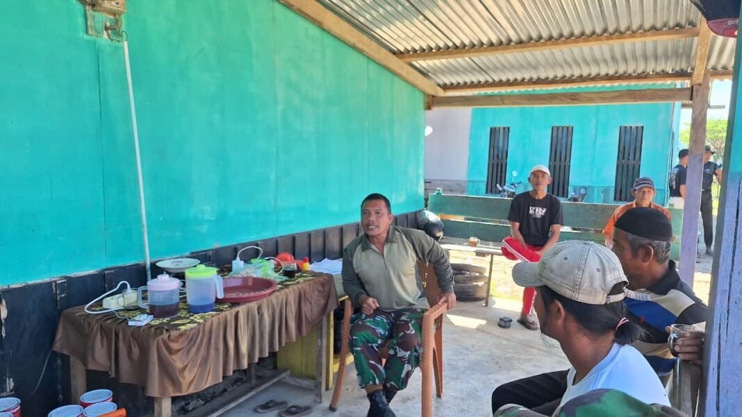 Komsos Jadi Andalan Dan SSK TMMD 125 Kodim 1417/Kendari Jaga Kekompakan dengan Warga