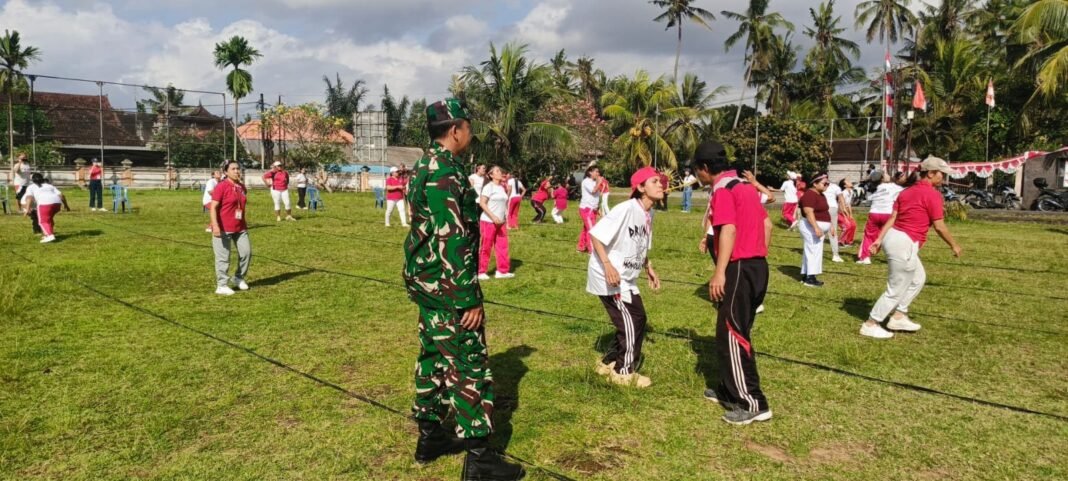 Diikuti Staf Desa Dan Kader Posyandu, Babinsa Paksebali Harap Lomba 17an jadi Ajang Perkokoh Sinergitas