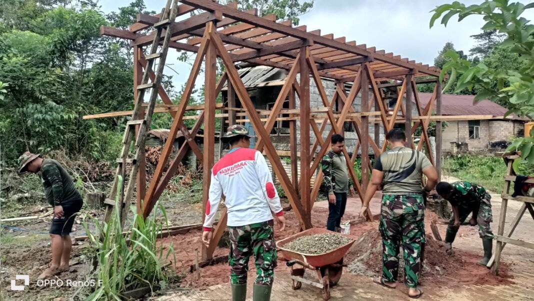 TMMD Ke-125 Kodim 0909/Kutai Timur: Menghadirkan Air Bersih dan Rasa Aman bagi Warga Suka Rahmat