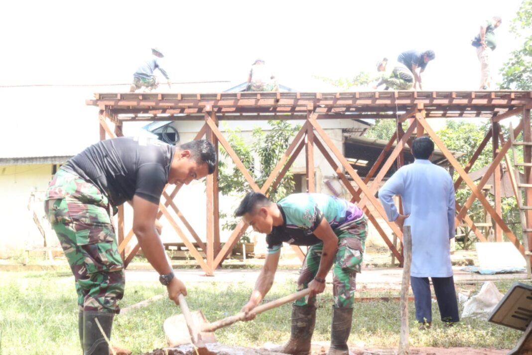 Aksi Nyata TMMD 125 Kodim 0909/Kutai Timur: Fondasi Air Bersih Suka Rahmat Dibangun Bersama