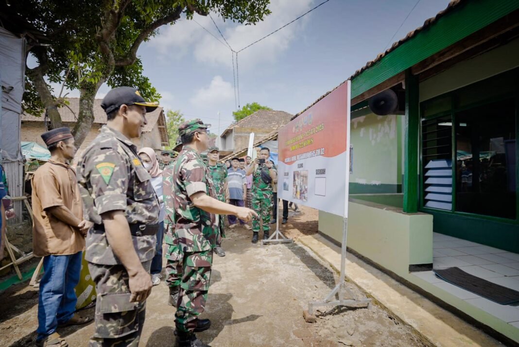 Tinjauan Lapangan Tim Wasev Mabesad untuk TMMD Ke-125 Kodim 0722/Kudus