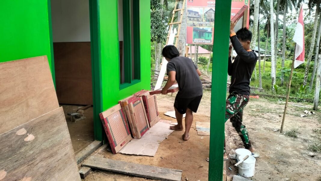 Manunggal Membangun: TMMD Ke-125 Berikan Kenyamanan Baru Bagi Keluarga Rahman