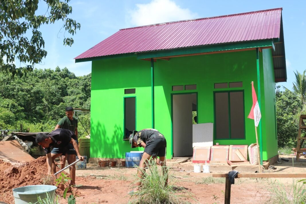 Dinding Baru, Harapan Baru: Rumah Rahman Berkat TMMD Ke-125