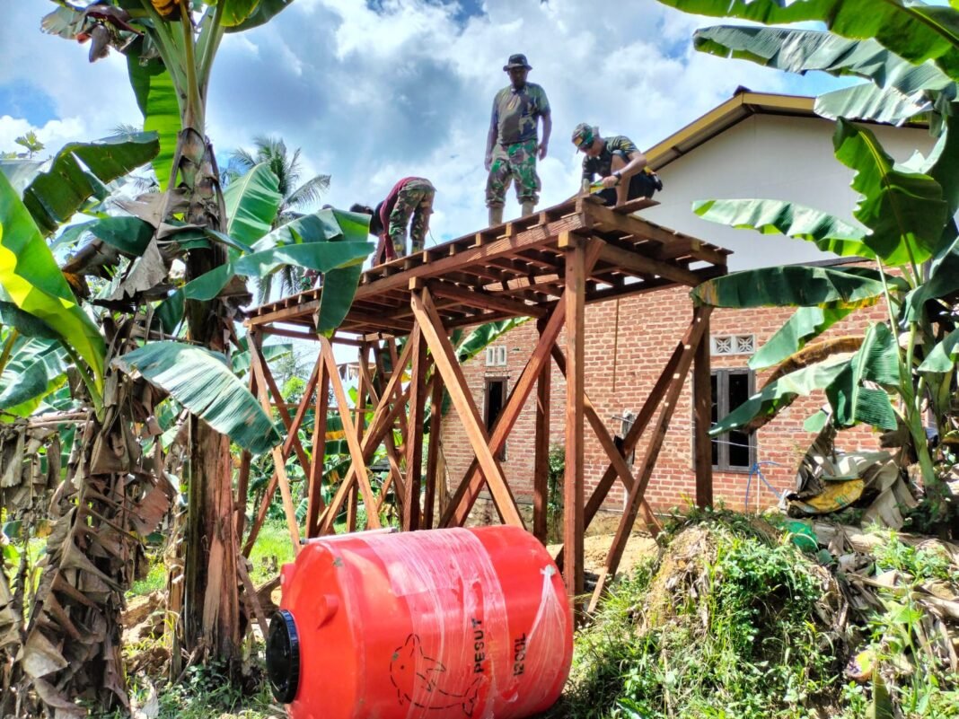 Air Bersih Segera Mengalir ke Rumah Warga Suka Rahmat Berkat TMMD Ke-125