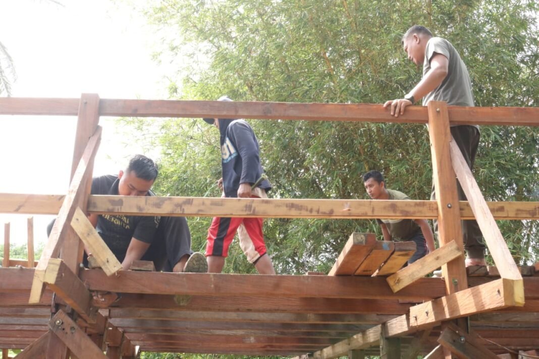 Jembatan TMMD: Solusi Akses Cepat dan Hemat Biaya bagi Warga Suka Rahmat
