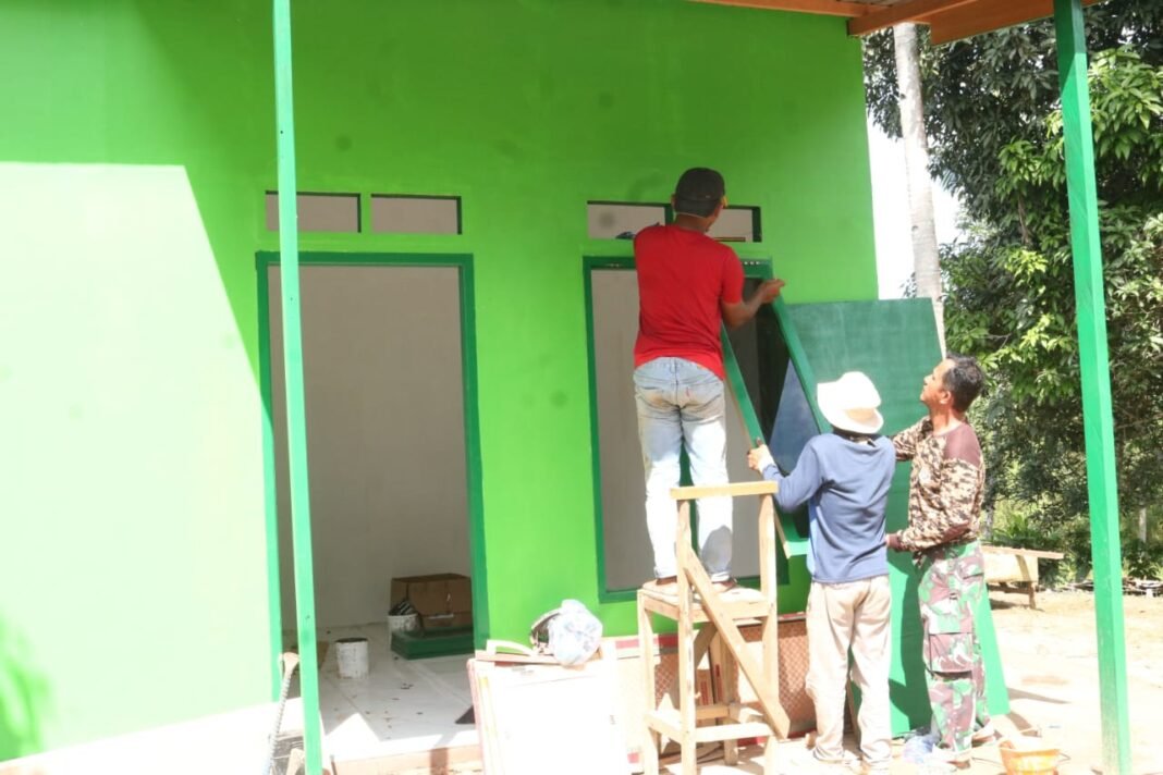Bakti TNI untuk Rakyat: Rumah Rahman Jadi Prioritas TMMD