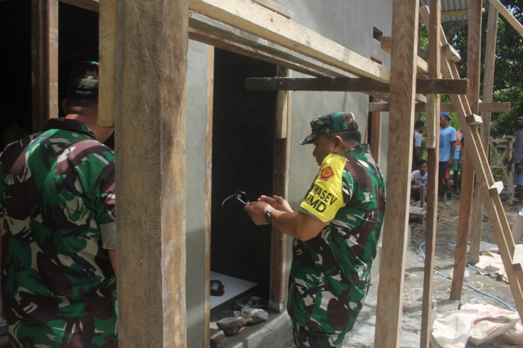 TMMD ke-125 di Halmahera Selatan: Tim Wasev Pastikan Proyek Berjalan Sesuai Rencana