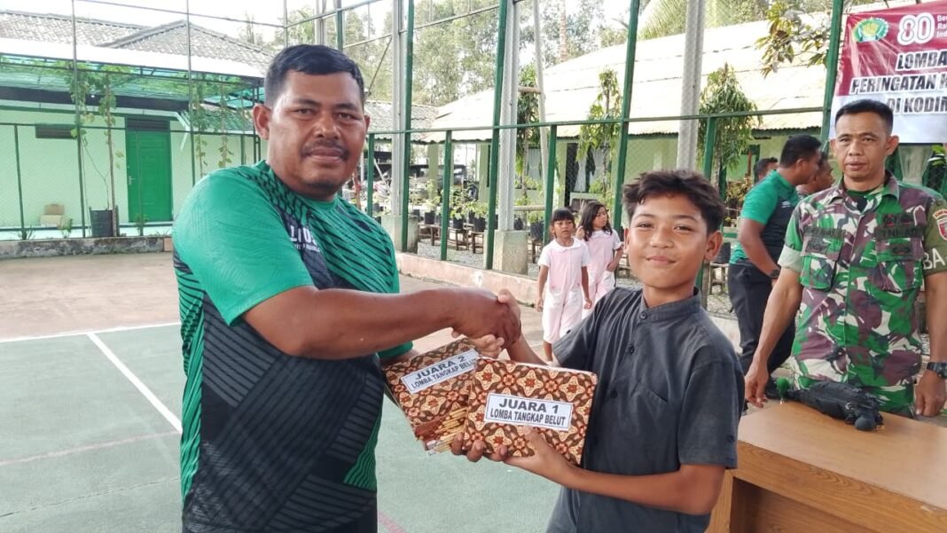 HUT ke-80 RI, Kodim 1005 Batola Tanamkan Jiwa Kebersamaan Lewat Lomba Anak