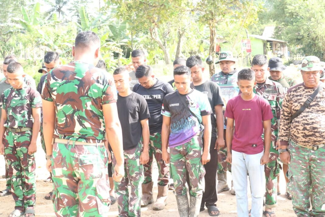 Meski Tinggal Dua Hari, Semangat Satgas TMMD Ke-125 Kutim Tak Pernah Luntur