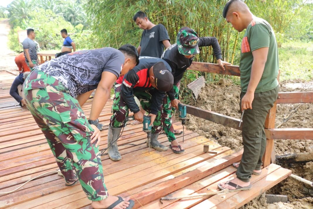Jembatan Baru di Desa Suka Rahmat, Warga Sambut Harapan Baru