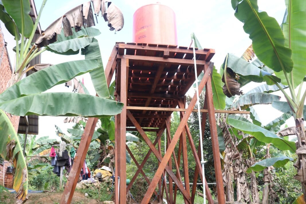 Akhir Program TMMD Ditandai dengan Hadirnya Tower Air Bersih