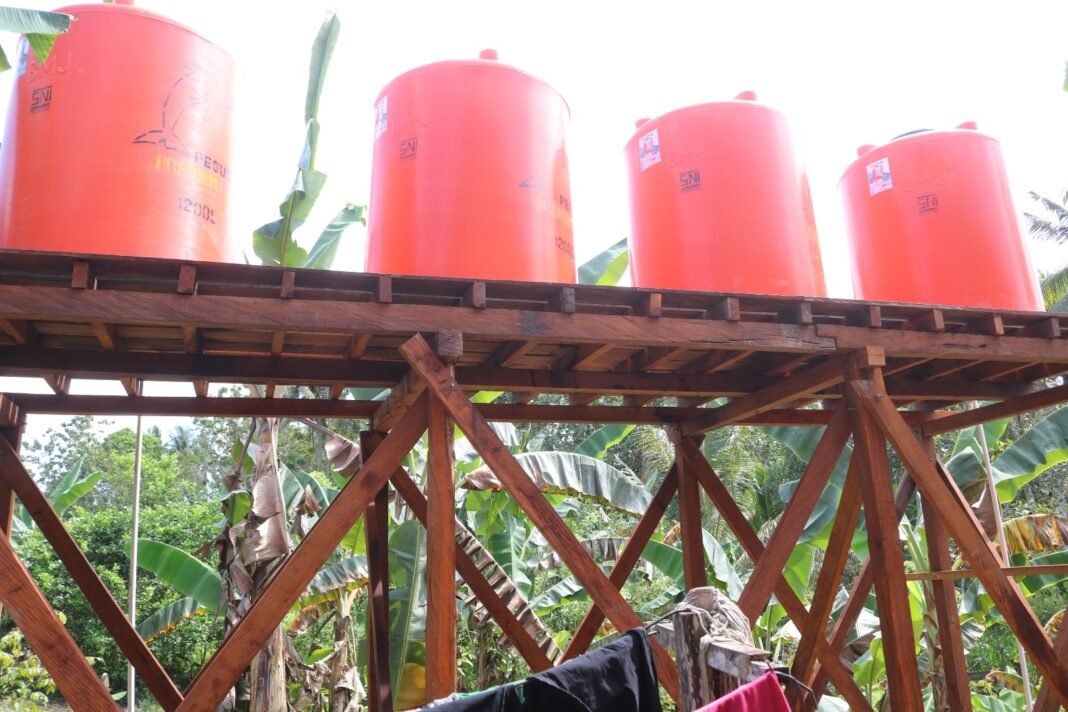 Tower Air Bersih Jadi Bukti Nyata Hasil TMMD Jelang Penutupan